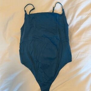 Blue One-Piece Swimsuit